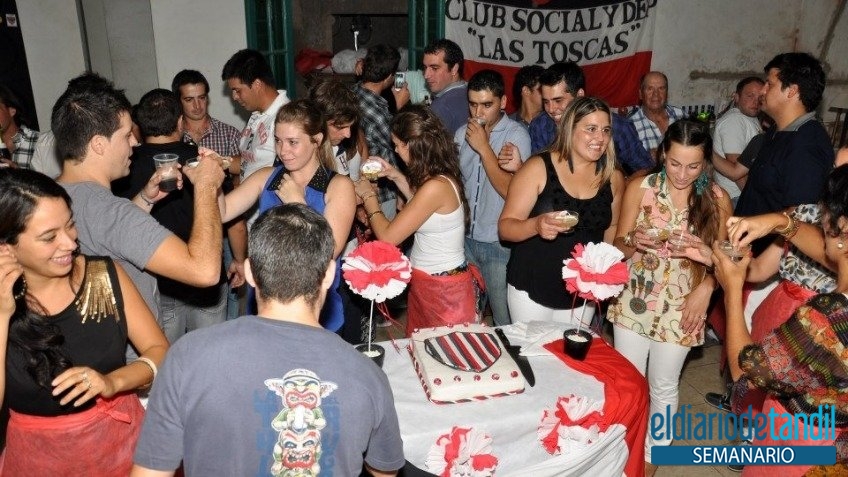 Una de las fiestas que se organizó en el club hace unos años